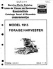 Thumbnail Ford New Holland 1915 Forage Harvester Service Parts Catalog