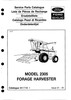 Thumbnail Ford New Holland 2305 Forage Harvester Service Parts Catalog