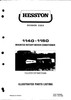 Thumbnail Hesston 1140 1150 Mounted Rotary Mover Service Parts Catalog