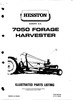 Thumbnail Hesston 7050 Forage Harvester Service Parts Catalog PDF