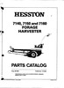 Thumbnail Hesston 7140 7150 7160 Forage Harvester Service Parts Catalo