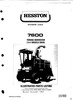 Thumbnail Hesston 7600 Forage Harvester Service Parts Catalog PDF