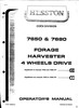 Thumbnail Hesston 7650 7680 Forage Harvester Service Parts Catalog PDF