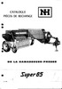 Thumbnail New Holland Super 65 Baler Service Parts Catalog PDF Tractor