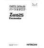Thumbnail Hitachi ZX25 Parts Manual for Excavator