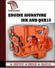 Thumbnail Signature ISX and QSX15 Service Manual Software