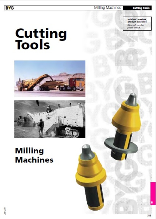 Product picture Cutting Tools for Milling Machines Service Parts Catalogue