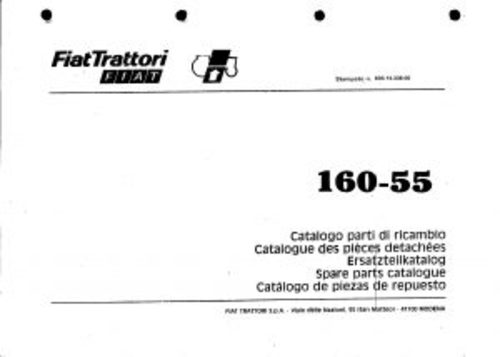 Product picture Fiat 160-55 Service Parts Catalog Tractor Manual PDF