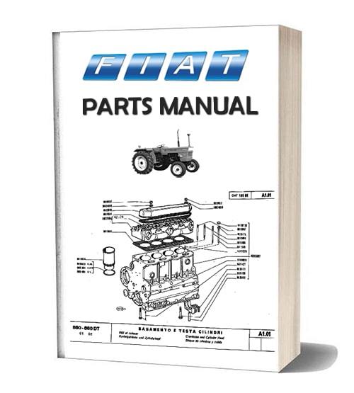 Product picture Fiat 480V Service Parts Catalog Tractor Manual PDF